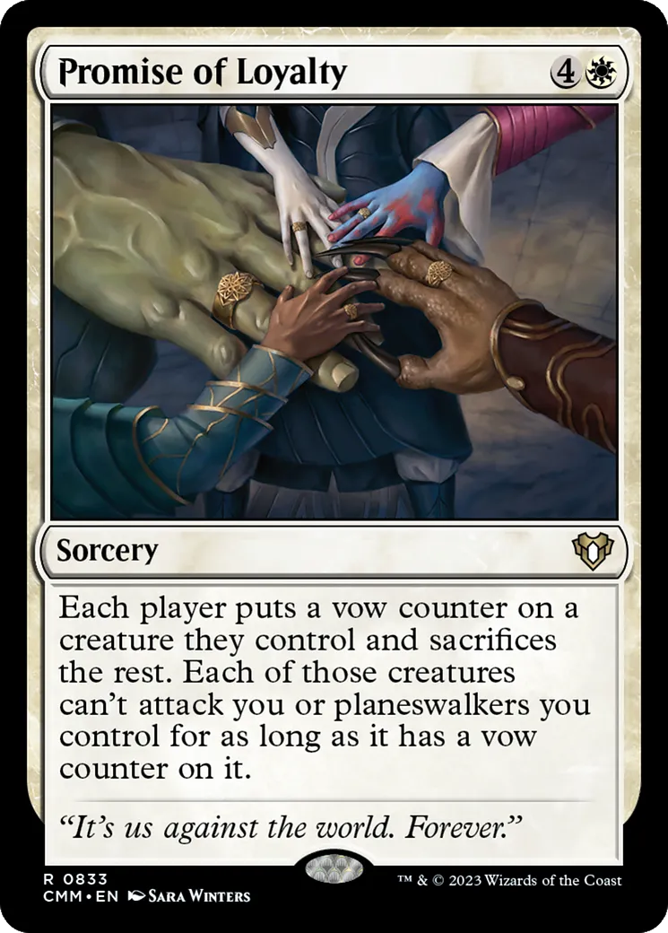 Promesse de fidélité — Commander Masters — Magic: The Gathering