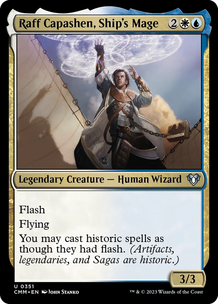 Raff Capashen, mage de navire — Commander Masters — Magic: The Gathering