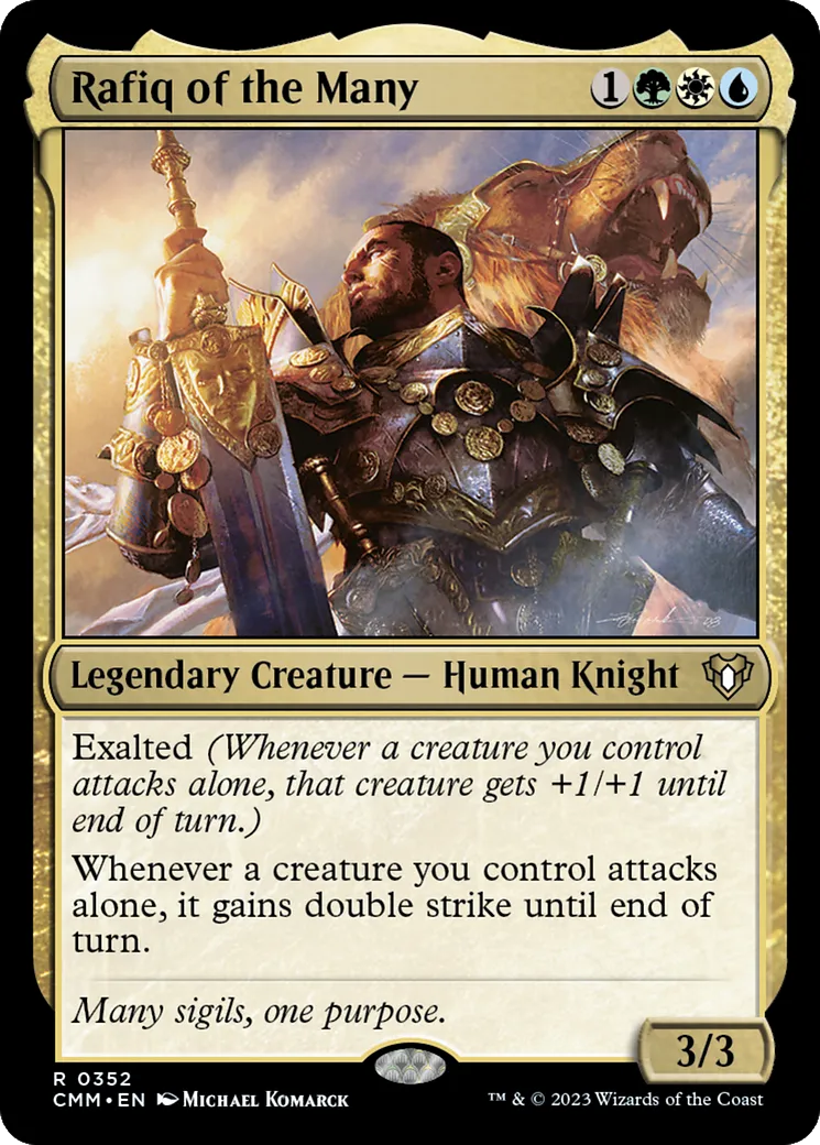 Rafiq of the Many — Commander Masters — Magic: The Gathering
