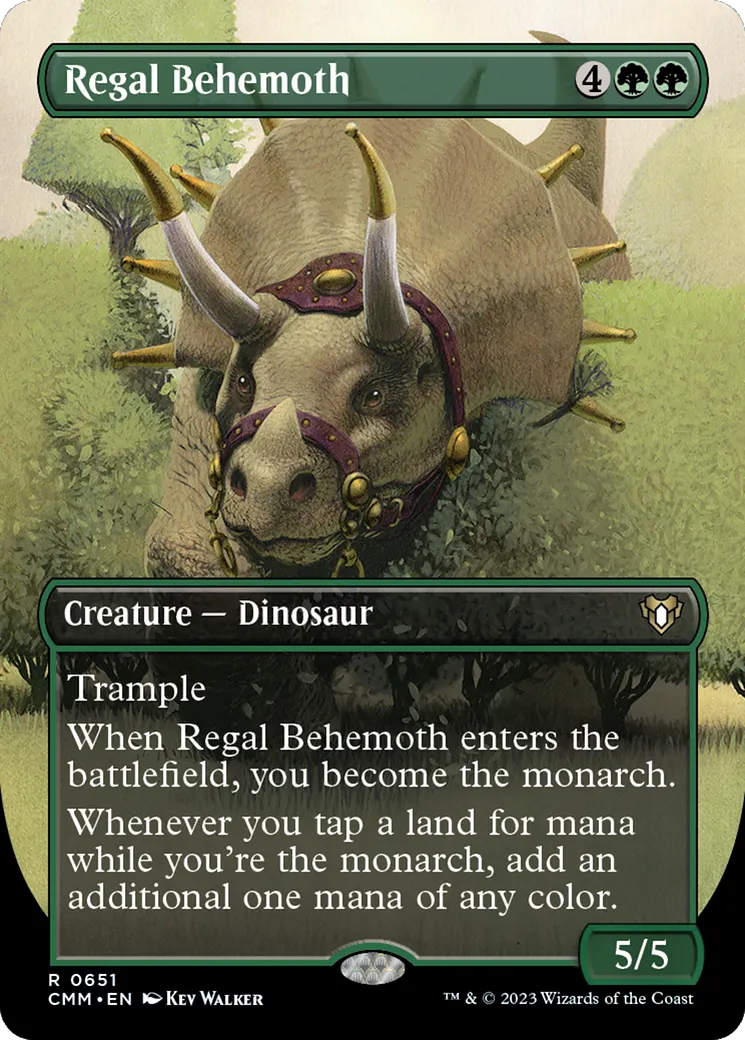 Regal Behemoth — Commander Masters — Magic: The Gathering