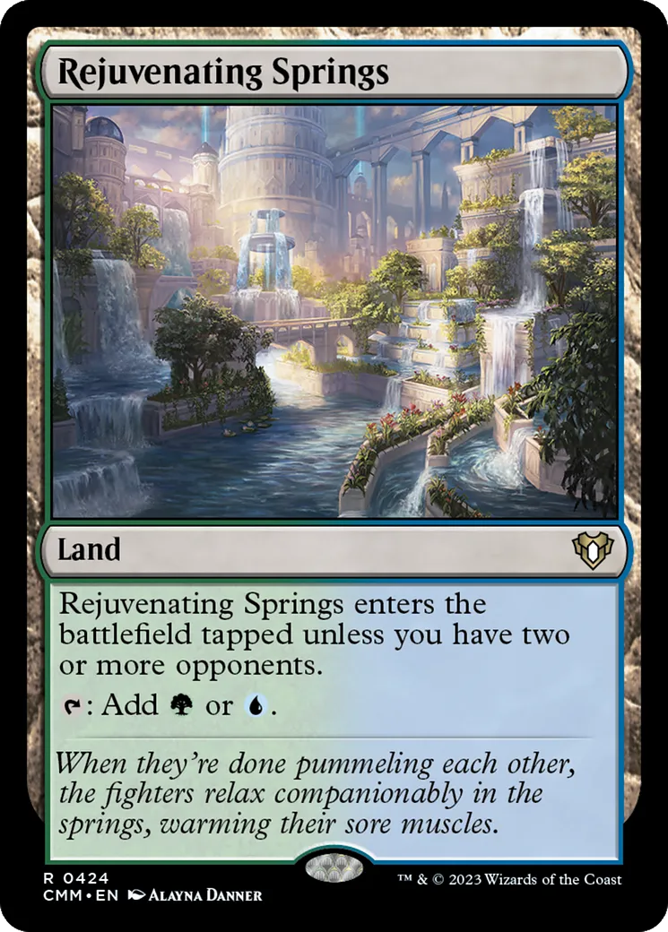 Rejuvenating Springs — Commander Masters — Magic: The Gathering