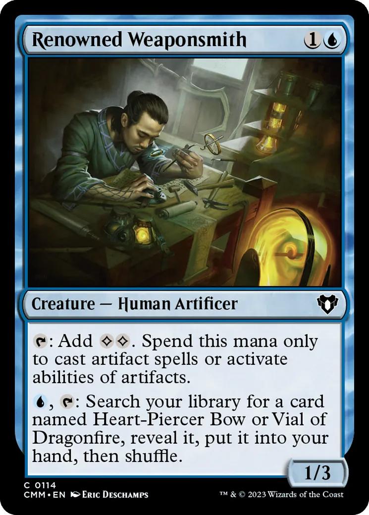 Forgeur d'armes réputé — Commander Masters — Magic: The Gathering