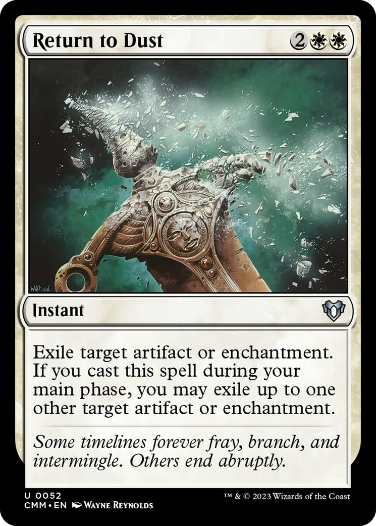 Rendre à la poussière — Commander Masters — Magic: The Gathering