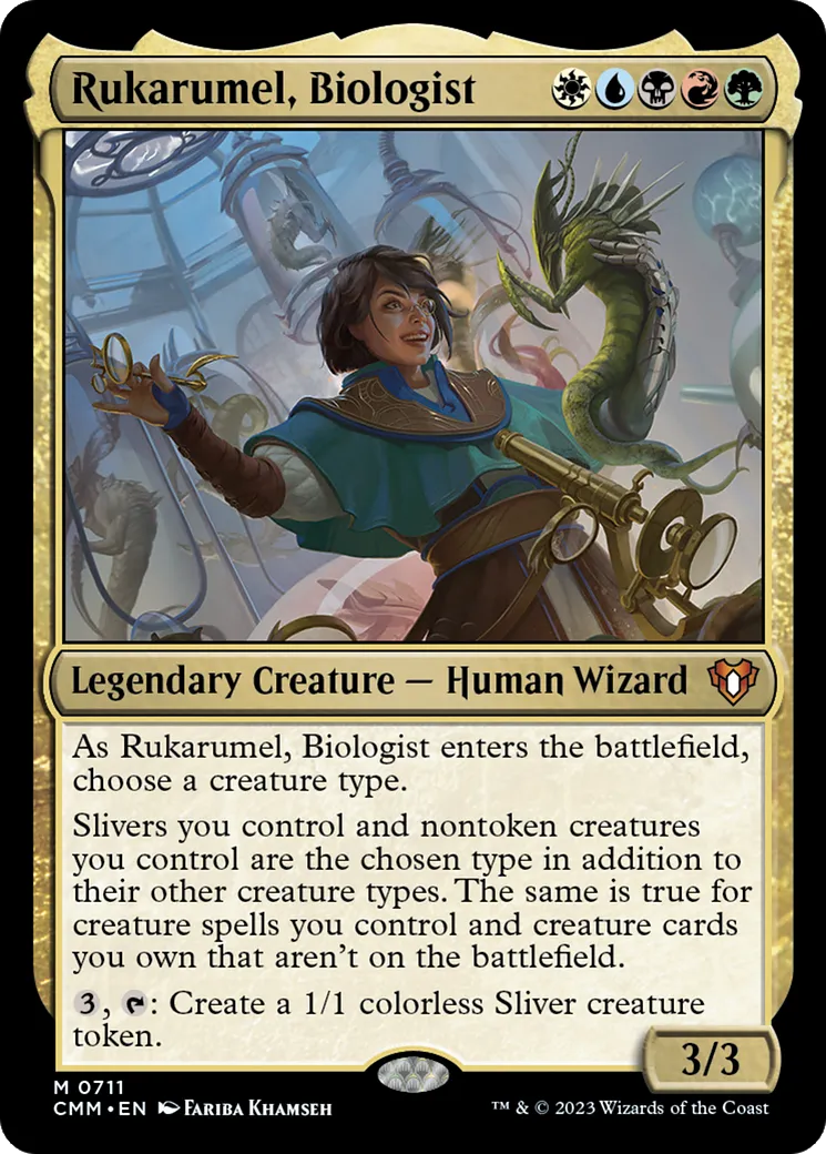 Rukarumel, biologiste — Commander Masters — Magic: The Gathering
