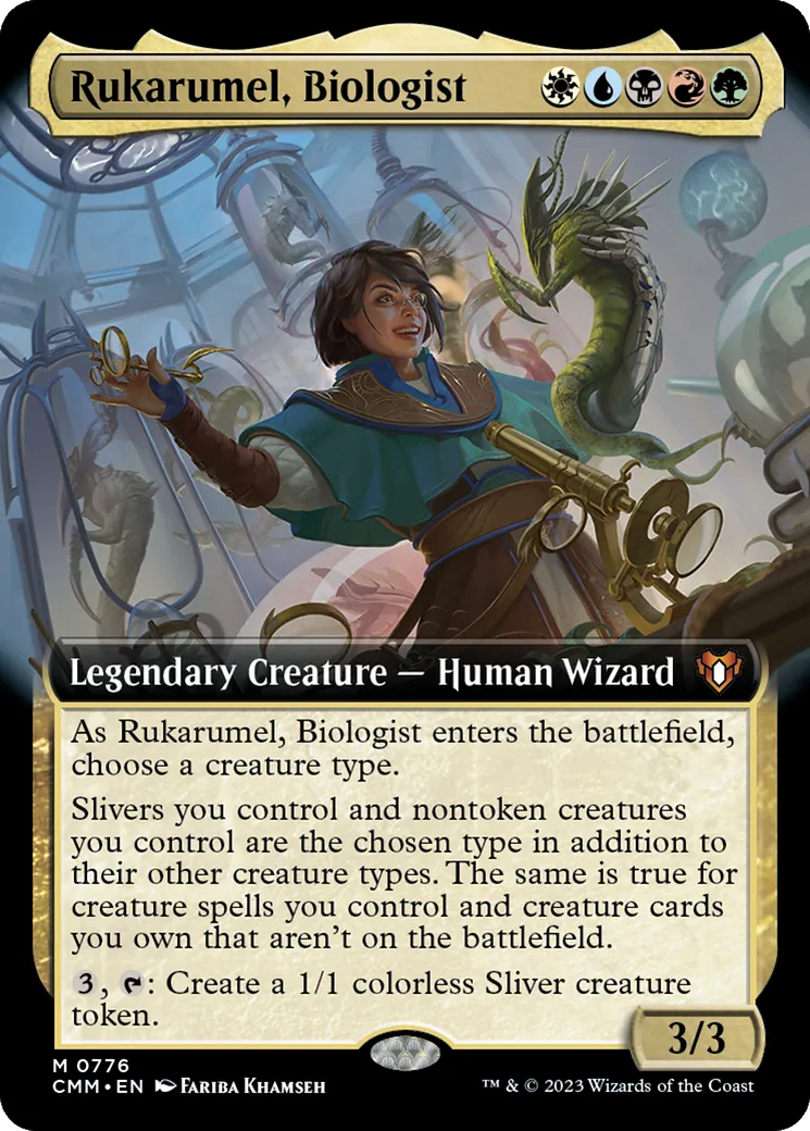 Rukarumel, Biologist — Commander Masters — Magic: The Gathering