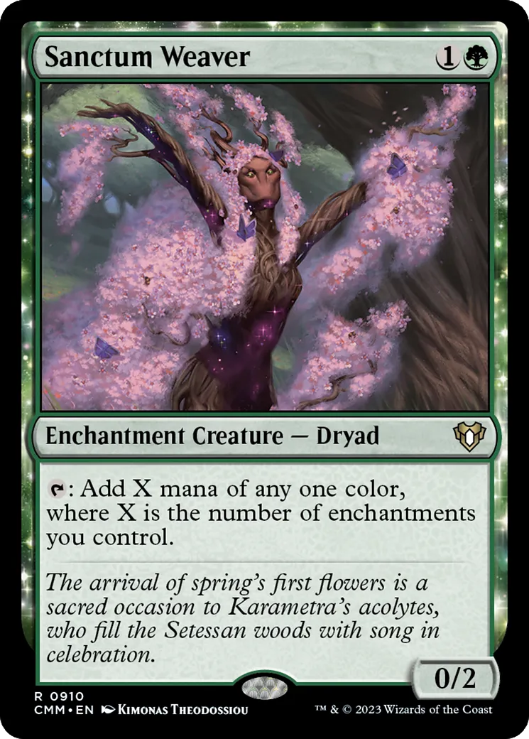 Sanctum Weaver — Commander Masters — Magic: The Gathering