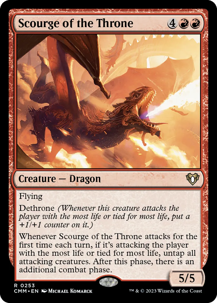 Fléau du trône — Commander Masters — Magic: The Gathering