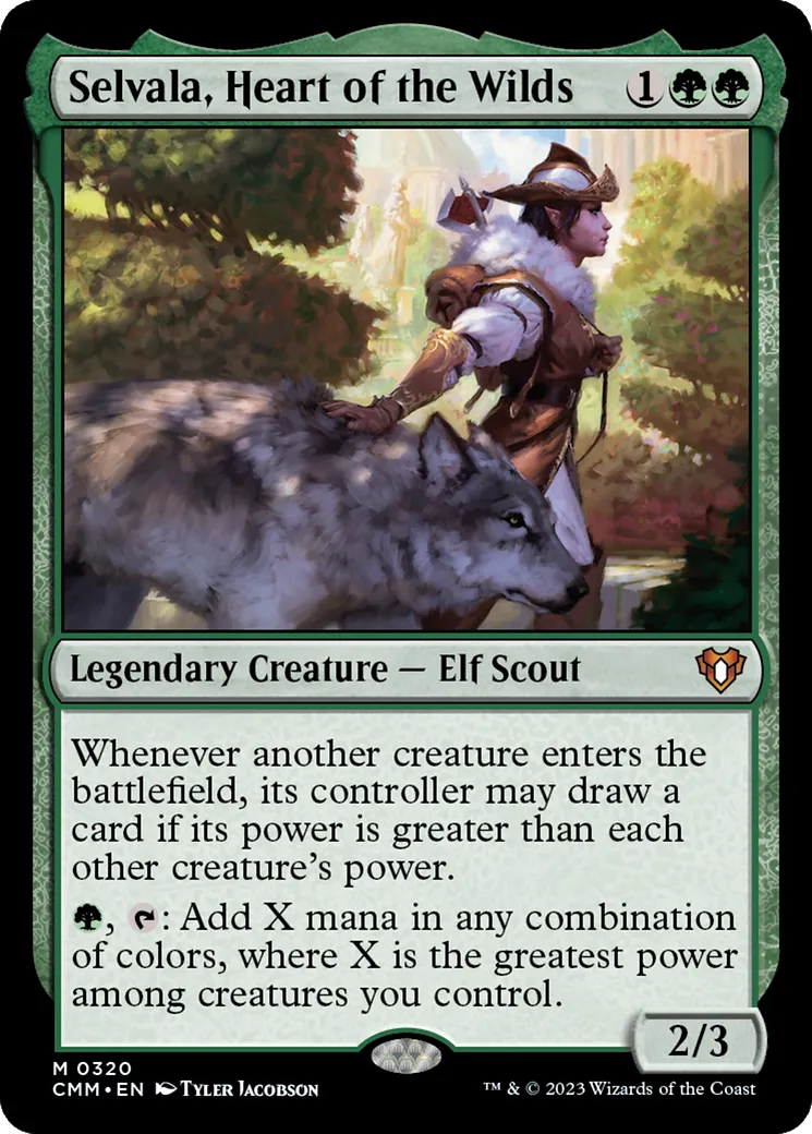 Selvala, Heart of the Wilds — Commander Masters — Magic: The Gathering