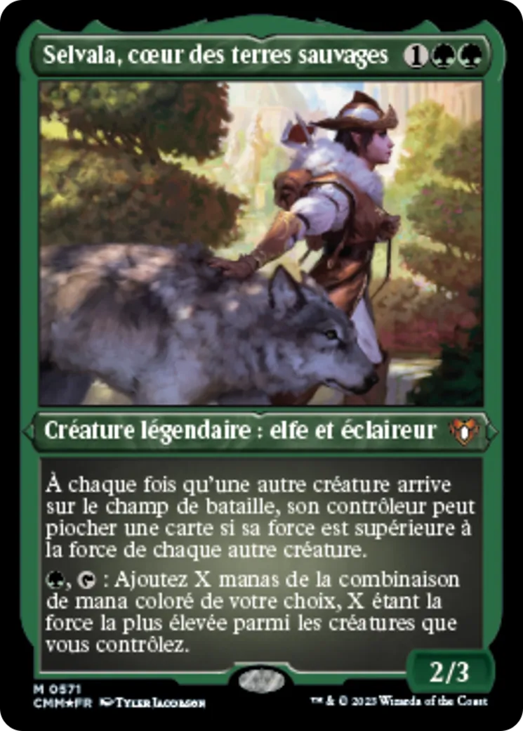 Selvala, cœur des terres sauvages — Commander Masters — Magic: The Gathering