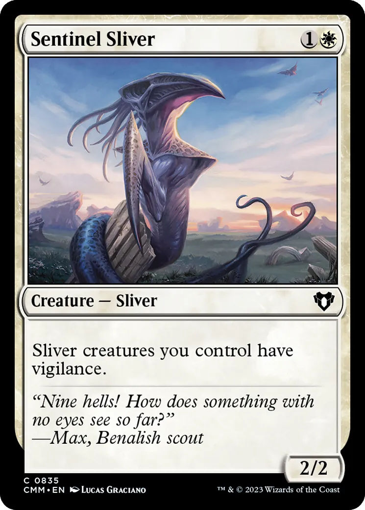 Slivoïde sentinelle — Commander Masters — Magic: The Gathering