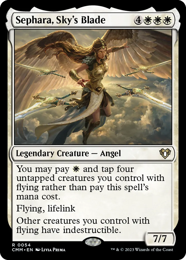 Séphara, lame du ciel — Commander Masters — Magic: The Gathering