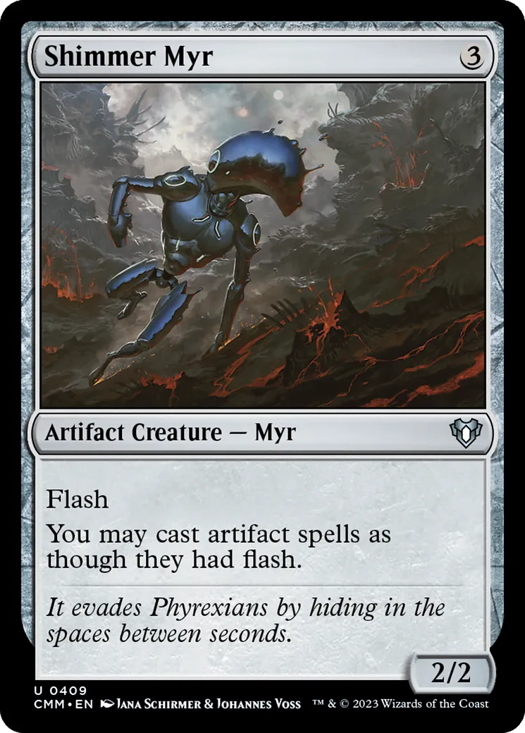 Myr scintillant — Commander Masters — Magic: The Gathering