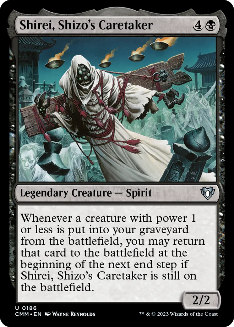 Shirei, Shizo's Caretaker — Commander Masters — Magic: The Gathering