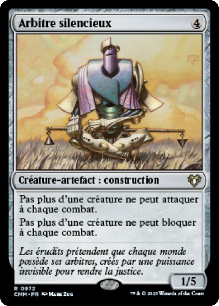 Arbitre silencieux — Commander Masters — Magic: The Gathering