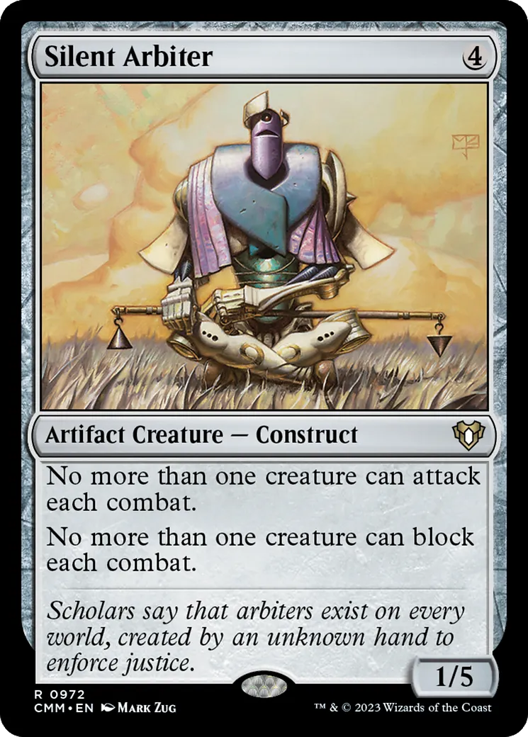 Silent Arbiter — Commander Masters — Magic: The Gathering