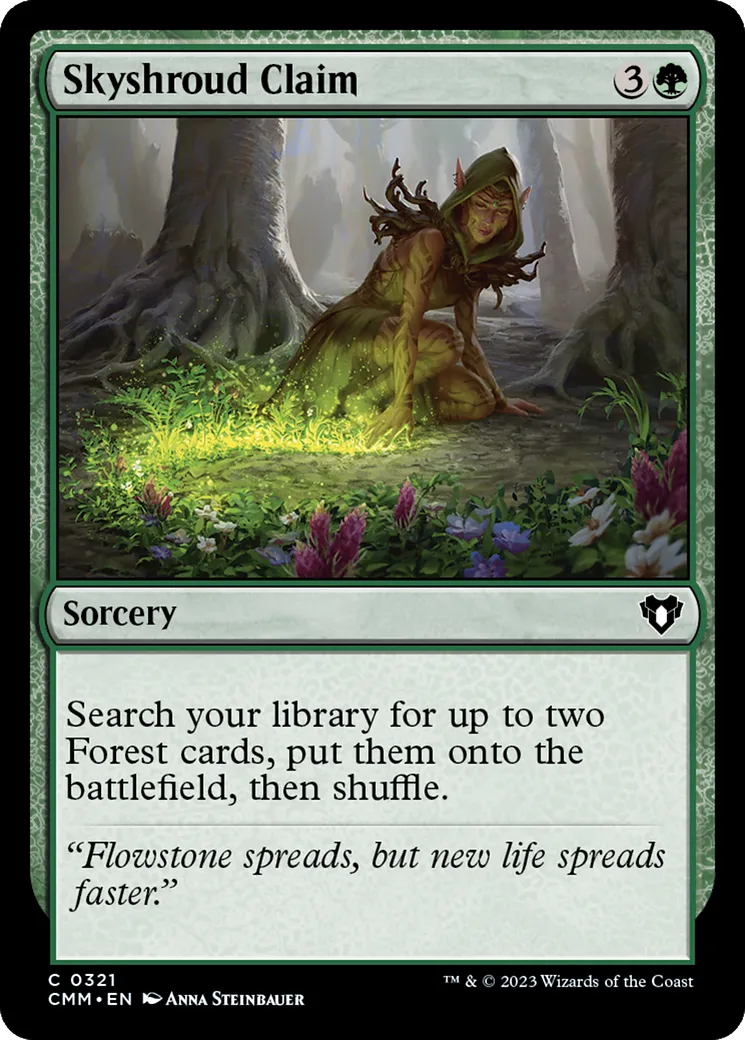 Skyshroud Claim — Commander Masters — Magic: The Gathering