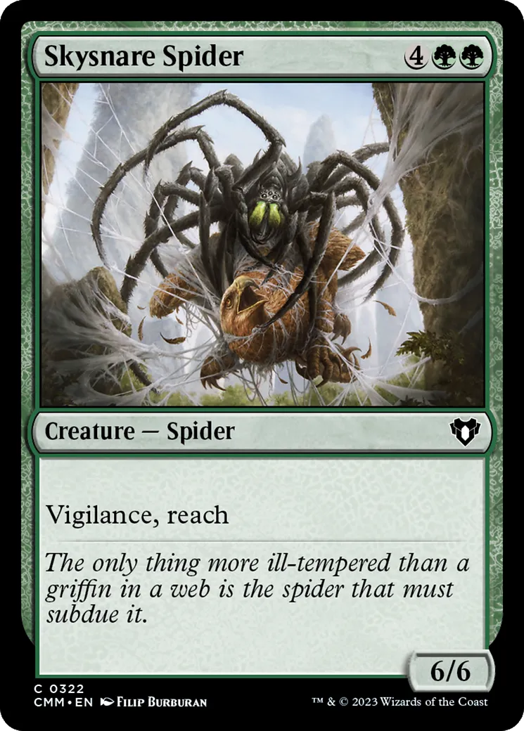 Araignée piégeuse céleste — Commander Masters — Magic: The Gathering