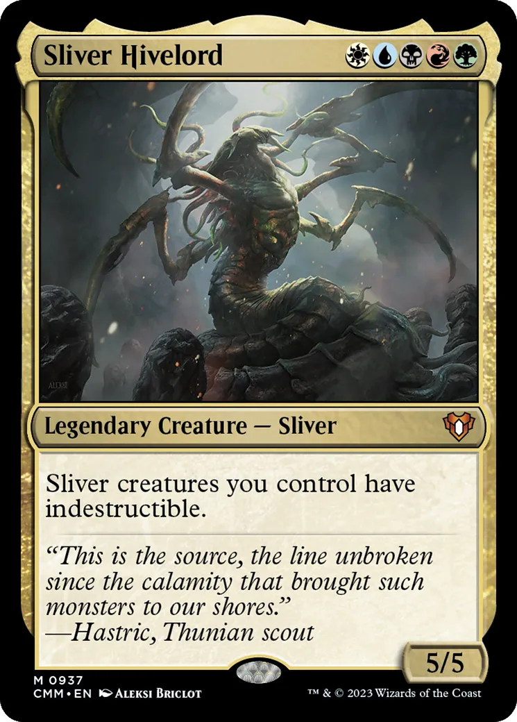 Seigneur d'essaim slivoïde — Commander Masters — Magic: The Gathering
