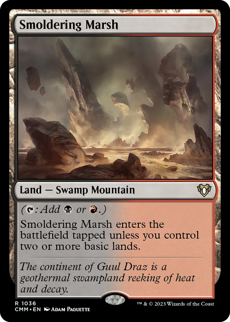 Smoldering Marsh — Commander Masters — Magic: The Gathering