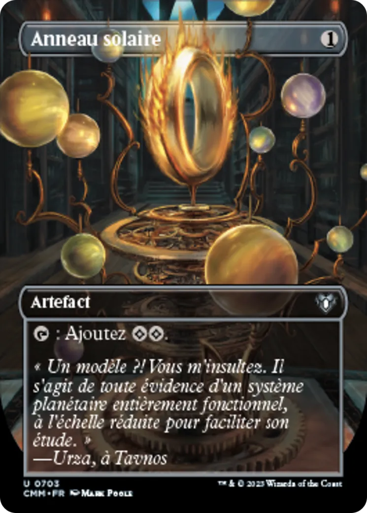 Anneau solaire — Commander Masters — Magic: The Gathering
