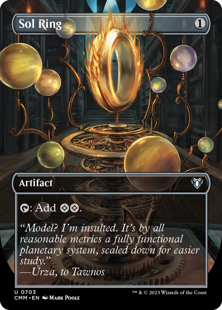 Anneau solaire — Commander Masters — Magic: The Gathering