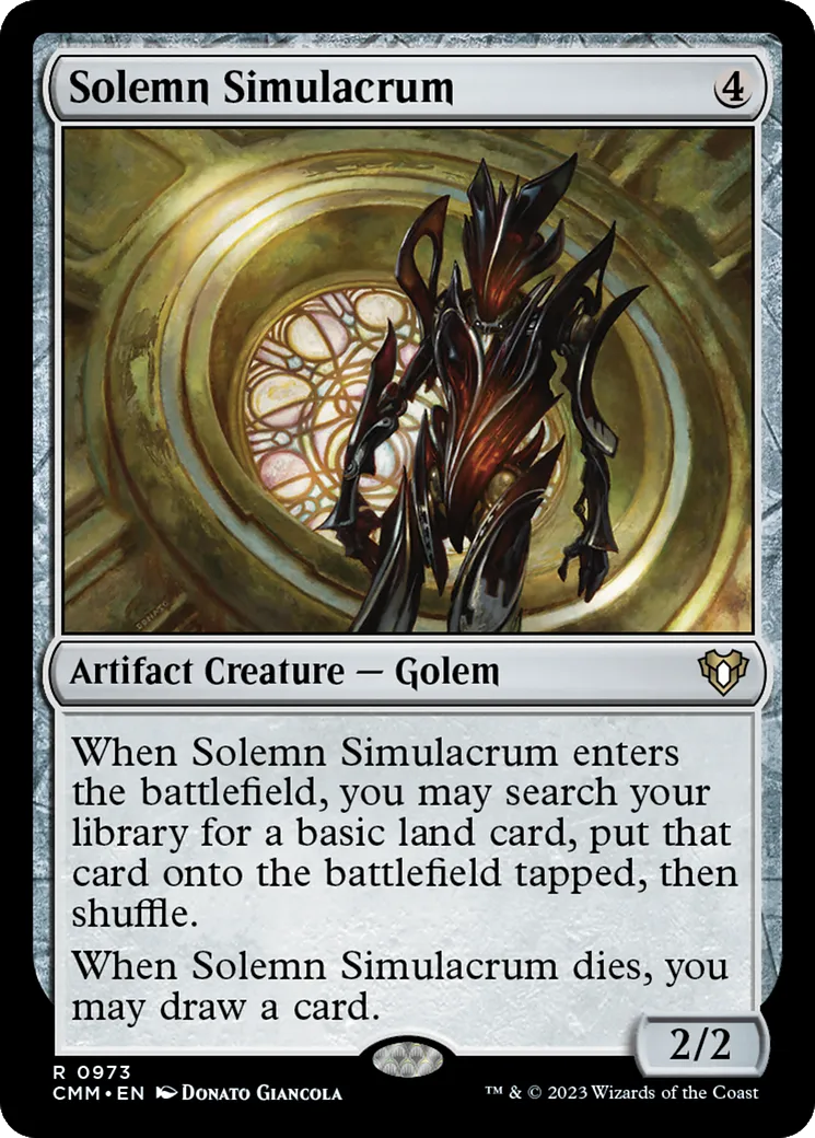 Simulacre solennel — Commander Masters — Magic: The Gathering