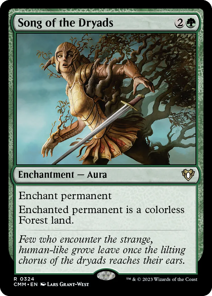 Song of the Dryads — Commander Masters — Magic: The Gathering