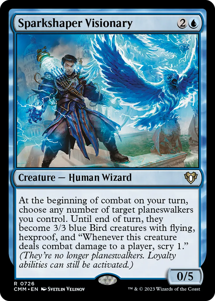 Visionnaire forge-étincelle — Commander Masters — Magic: The Gathering