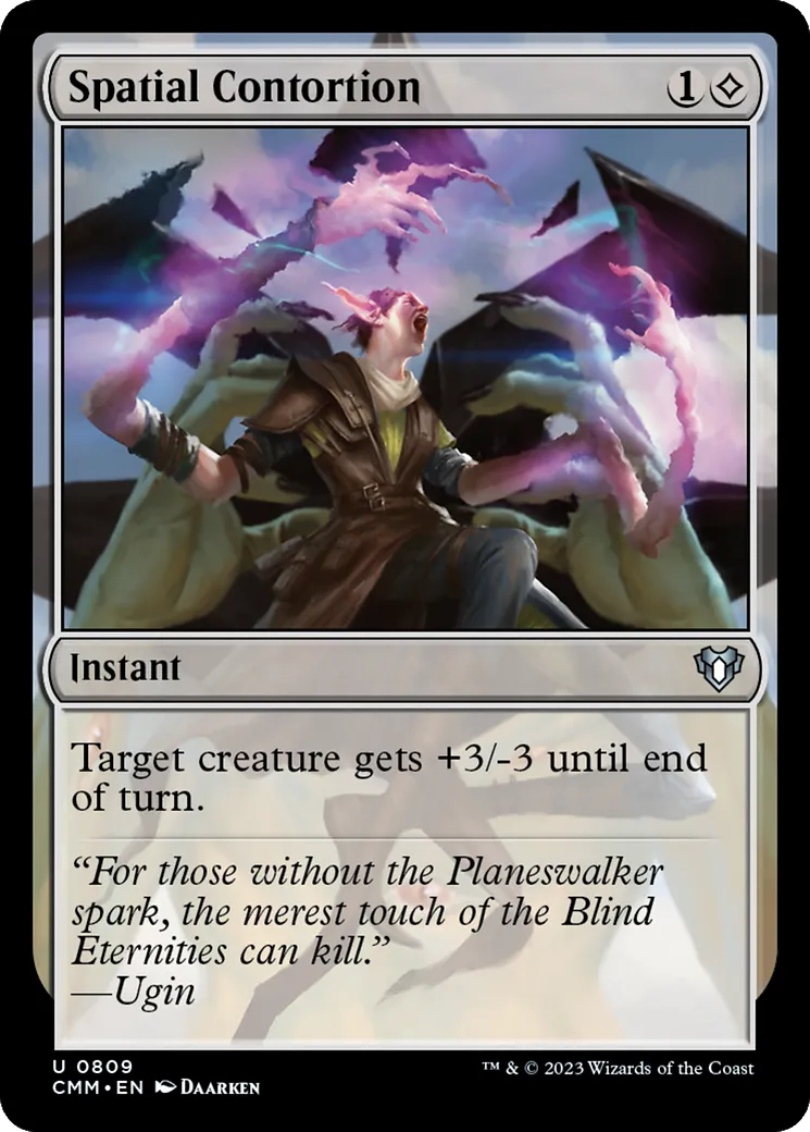 Contorsion spatiale — Commander Masters — Magic: The Gathering