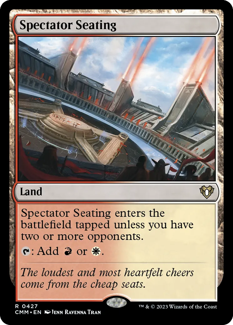 Gradins de spectateurs — Commander Masters — Magic: The Gathering