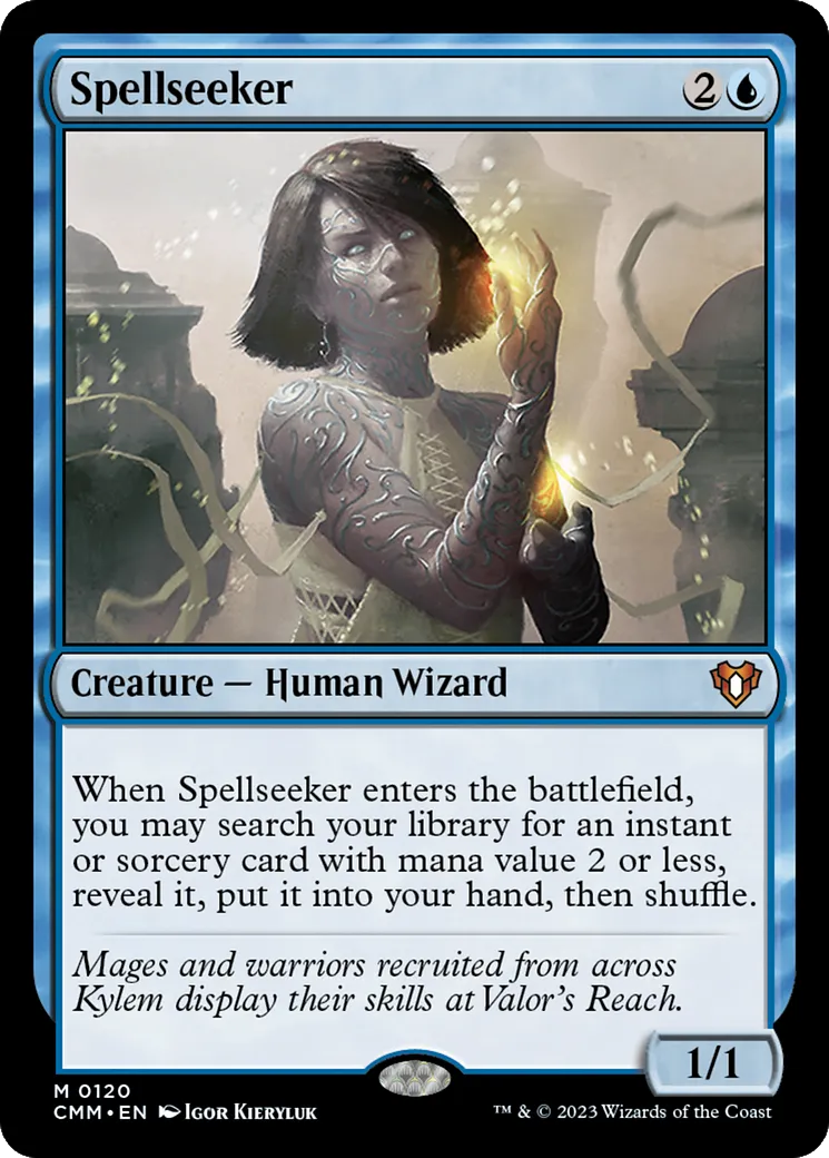 Chercheur de sort — Commander Masters — Magic: The Gathering