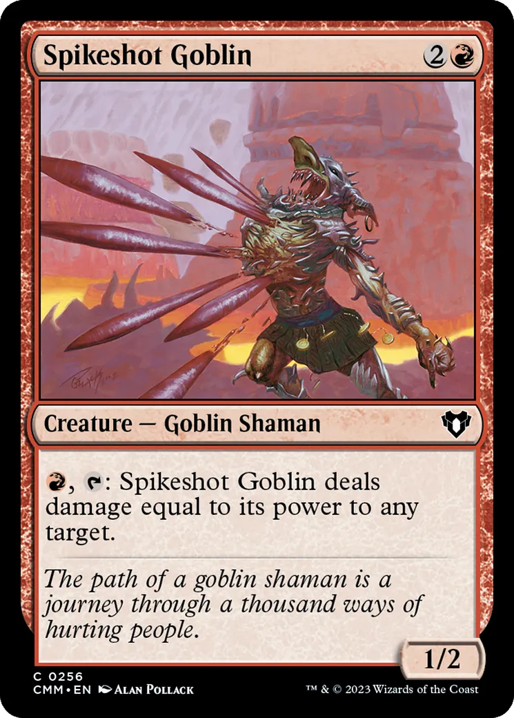 Spikeshot Goblin — Commander Masters — Magic: The Gathering