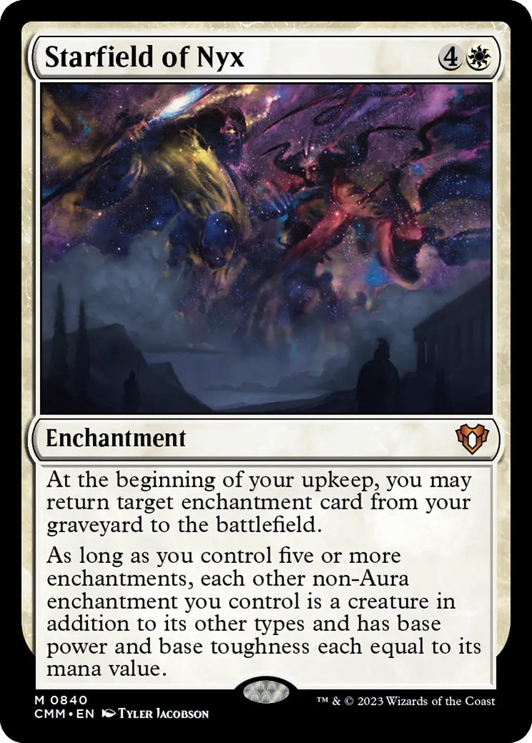 Starfield of Nyx — Commander Masters — Magic: The Gathering