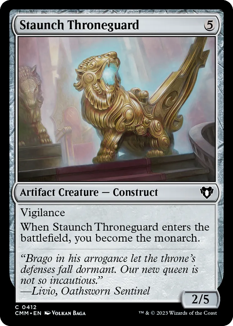 Gardien du trône inébranlable — Commander Masters — Magic: The Gathering