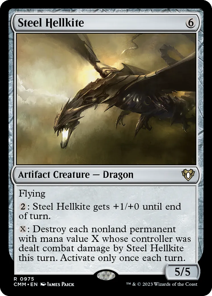 Escouflenfer d'acier — Commander Masters — Magic: The Gathering