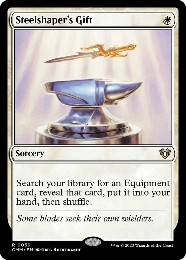 Steelshaper's Gift — Commander Masters — Magic: The Gathering