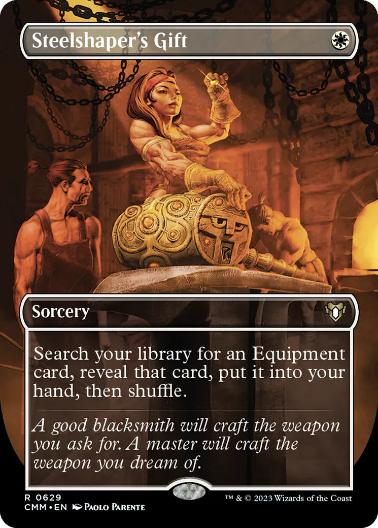 Don du forge-acier — Commander Masters — Magic: The Gathering