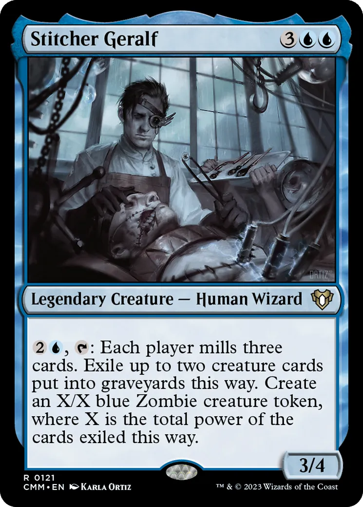 Geralf, raccommodeur — Commander Masters — Magic: The Gathering