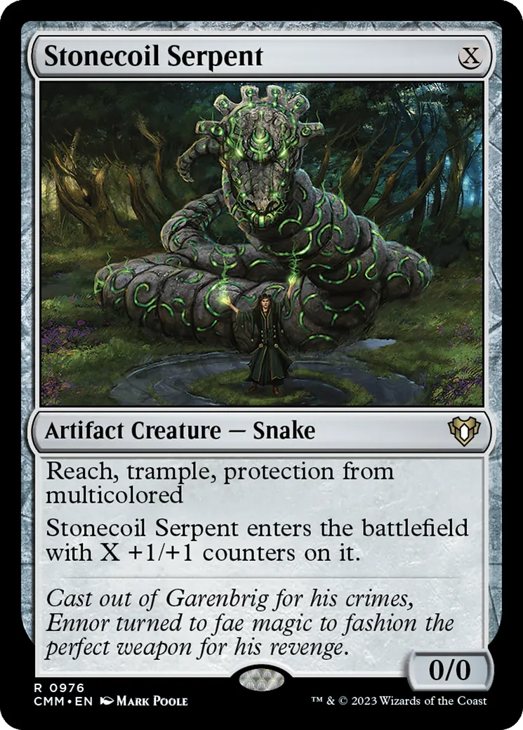 Stonecoil Serpent — Commander Masters — Magic: The Gathering