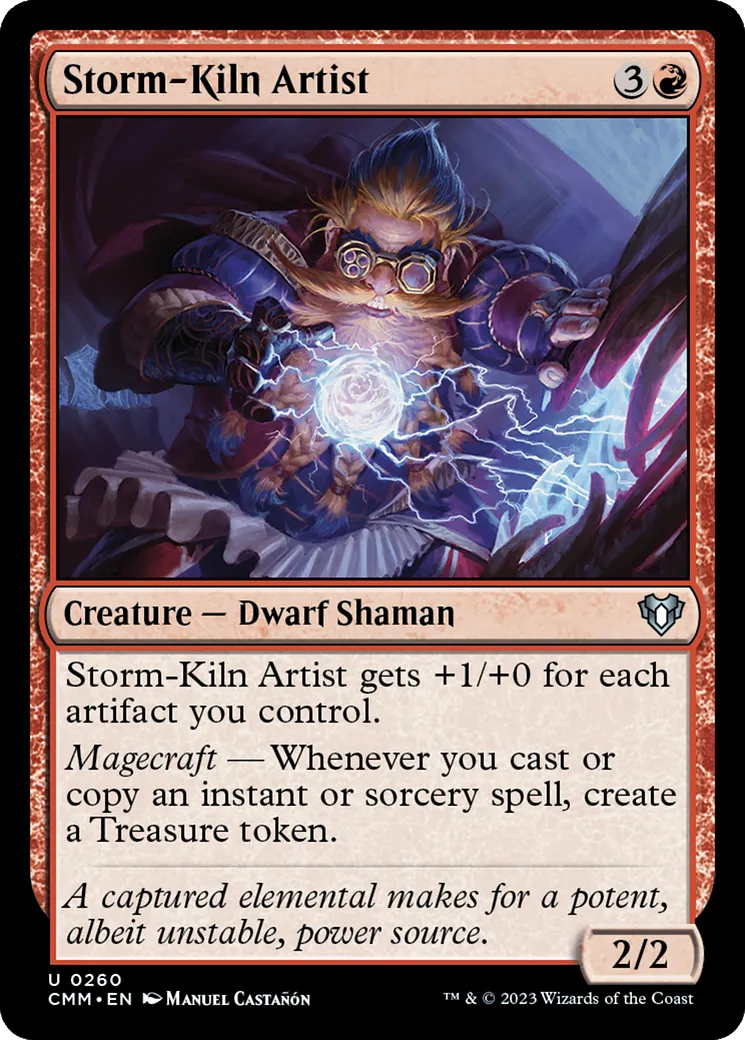 Storm-Kiln Artist — Commander Masters — Magic: The Gathering