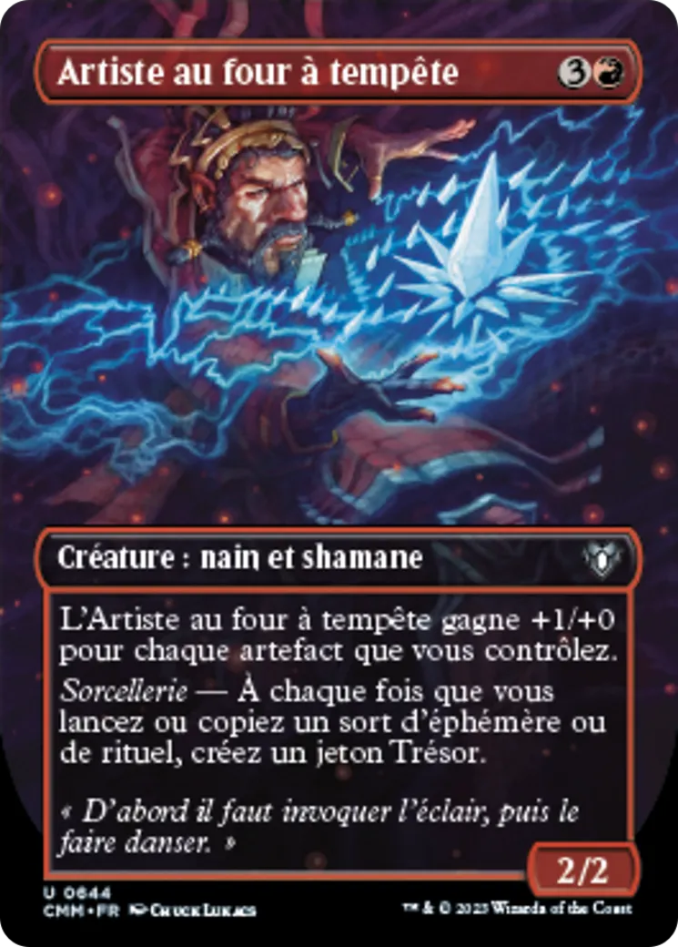 Artiste au four à tempête from Commander Masters - Magic: The Gathering