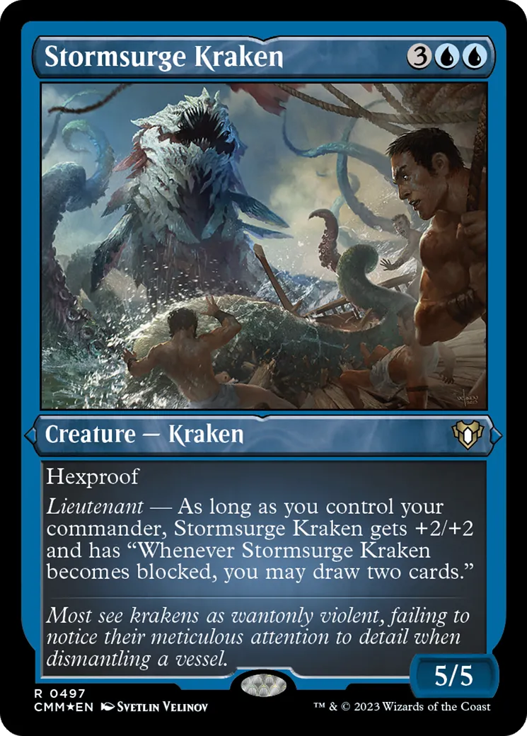 Stormsurge Kraken — Commander Masters — Magic: The Gathering