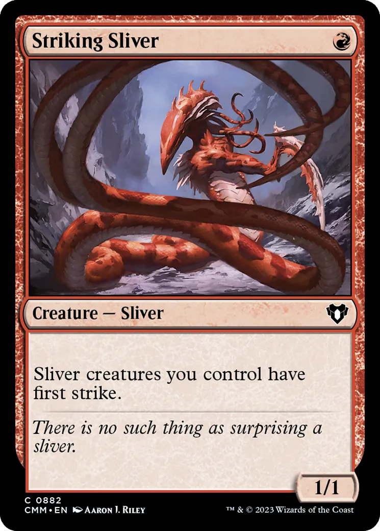 Striking Sliver — Commander Masters — Magic: The Gathering