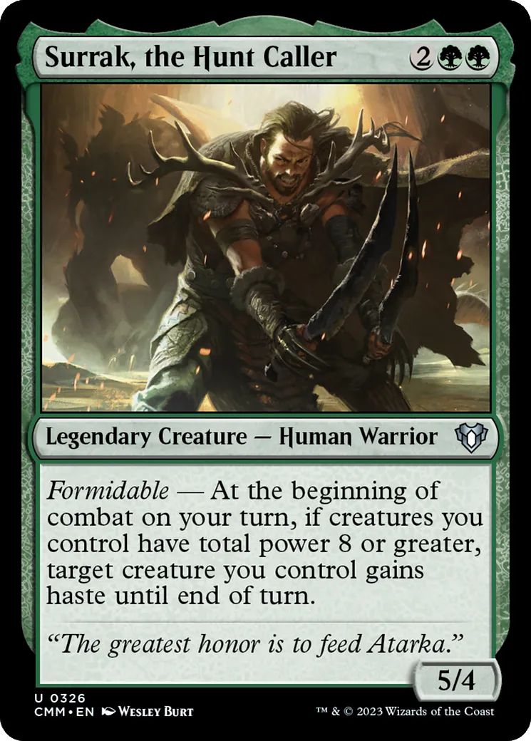 Surrak, le Grand veneur — Commander Masters — Magic: The Gathering