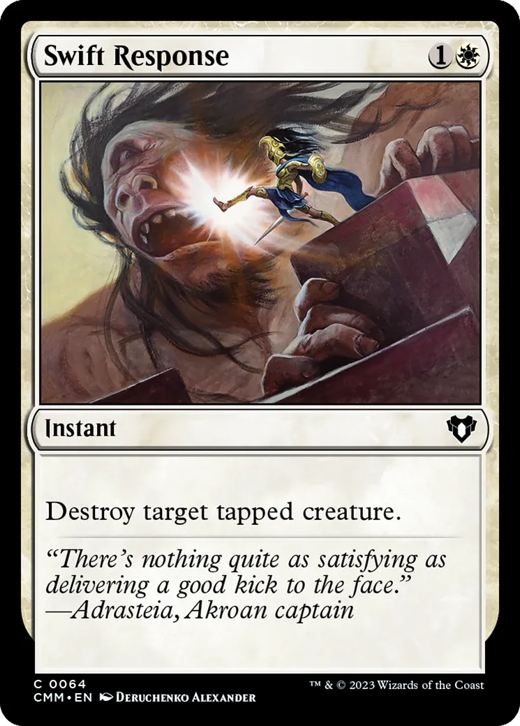 Réponse expéditive — Commander Masters — Magic: The Gathering