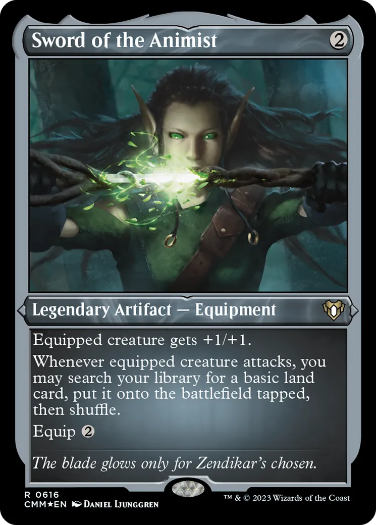 Sword of the Animist — Commander Masters — Magic: The Gathering