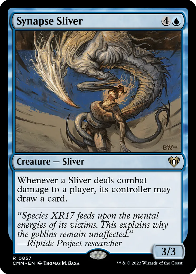 Synapse Sliver — Commander Masters — Magic: The Gathering