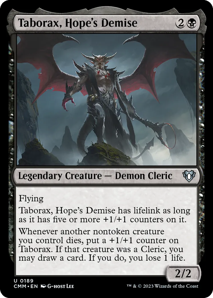 Taborax, Hope's Demise — Commander Masters — Magic: The Gathering