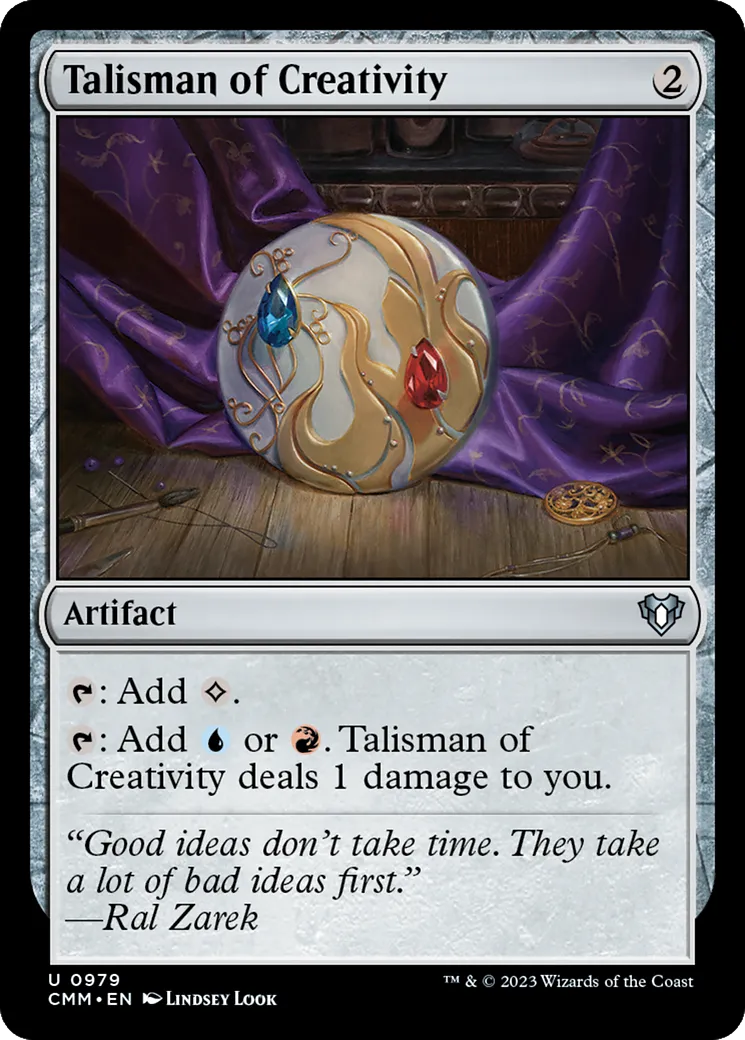 Talisman de créativité — Commander Masters — Magic: The Gathering