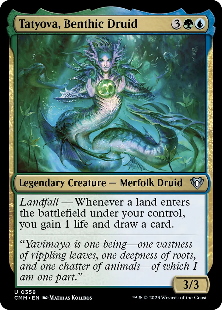 Tatyova, Benthic Druid — Commander Masters — Magic: The Gathering